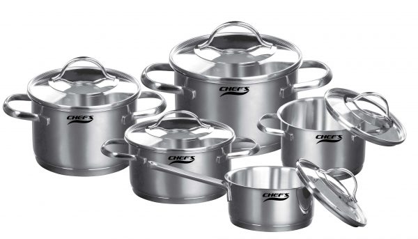 Bộ nồi từ 5 chiếc inox EH-CW5304