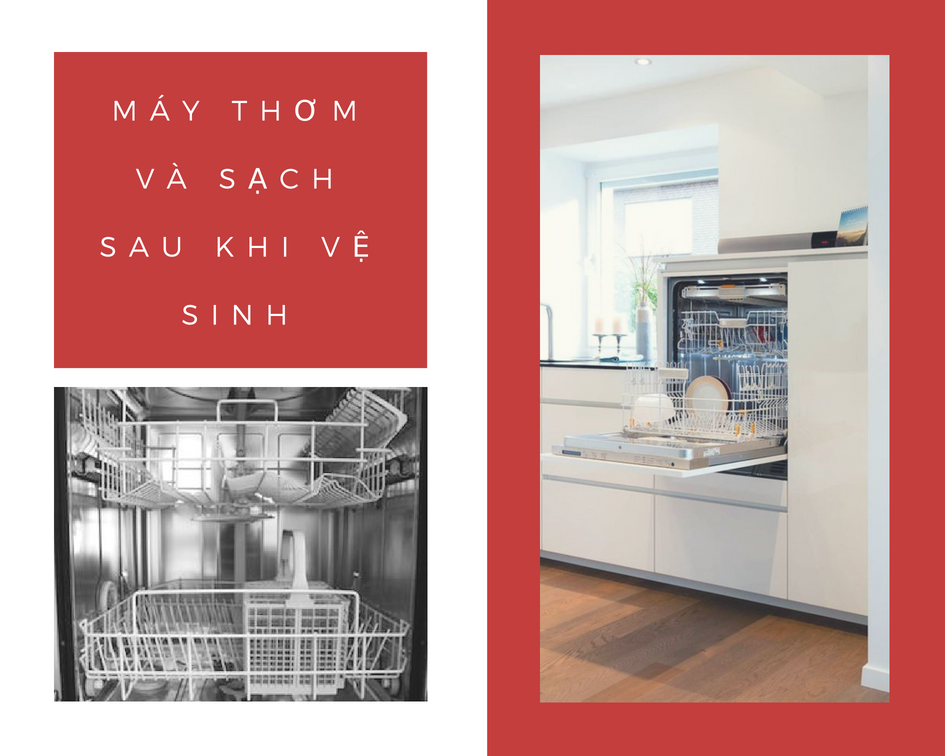 Máy thơm và sạch sẽ sau khi vệ sinh Máy thơm và sạch sẽ sau khi vệ sinh